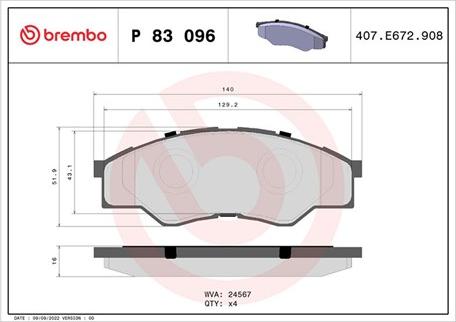 Magneti Marelli 363700483096 - Гальмівні колодки, дискові гальма autocars.com.ua