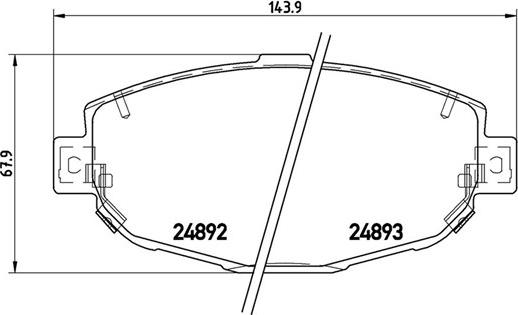 Magneti Marelli 363700483104 - Гальмівні колодки, дискові гальма autocars.com.ua