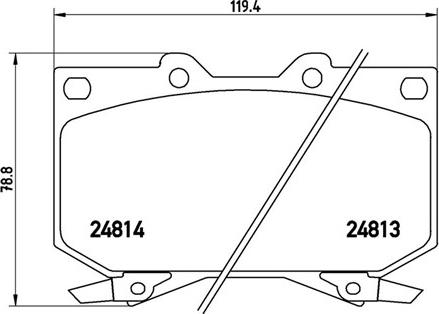 CAR PNT1122 - Тормозные колодки, дисковые, комплект avtokuzovplus.com.ua