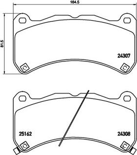 Magneti Marelli 363700483146 - Тормозные колодки, дисковые, комплект avtokuzovplus.com.ua