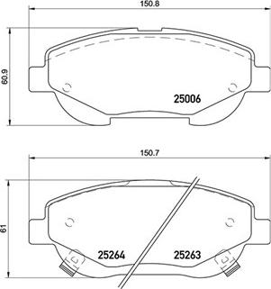 Magneti Marelli 363700483148 - Гальмівні колодки, дискові гальма autocars.com.ua