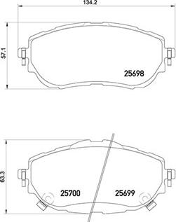 Magneti Marelli 363700483150 - Гальмівні колодки, дискові гальма autocars.com.ua