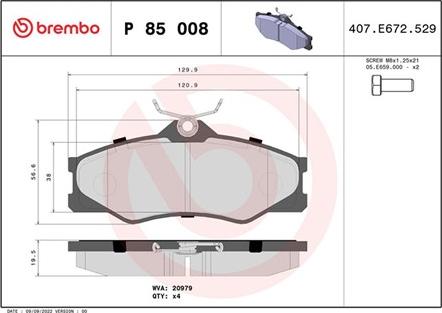 Magneti Marelli 363700485008 - Гальмівні колодки, дискові гальма autocars.com.ua