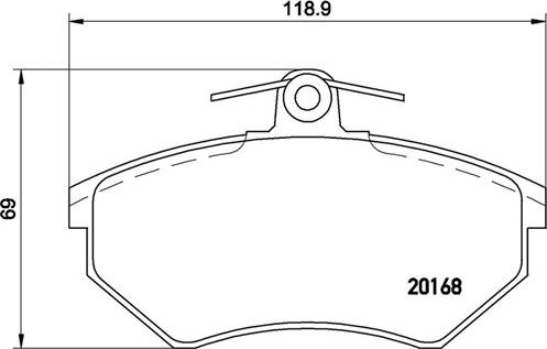 Magneti Marelli 363700485011 - Гальмівні колодки, дискові гальма autocars.com.ua