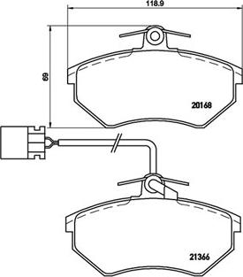 Magneti Marelli 363700485034 - Тормозные колодки, дисковые, комплект avtokuzovplus.com.ua