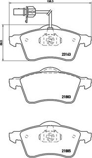 Magneti Marelli 363700485049 - Гальмівні колодки, дискові гальма autocars.com.ua