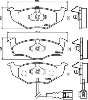 Magneti Marelli 363700485071 - Гальмівні колодки, дискові гальма autocars.com.ua