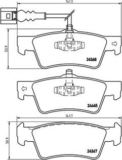 Magneti Marelli 363700485091 - Гальмівні колодки, дискові гальма autocars.com.ua