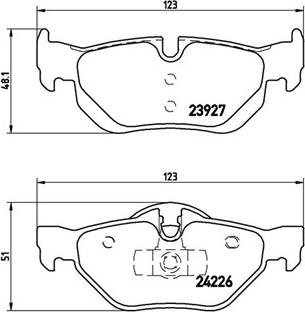 Magneti Marelli 363700506038 - Гальмівні колодки, дискові гальма autocars.com.ua