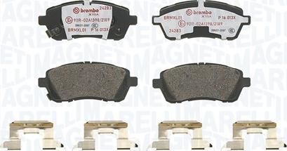 Magneti Marelli 363700516013 - Тормозные колодки, дисковые, комплект autodnr.net