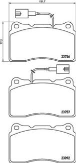 Magneti Marelli 363700523154 - Тормозные колодки, дисковые, комплект autodnr.net