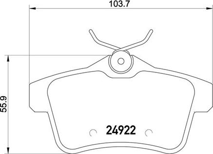 Magneti Marelli 363700561114 - Гальмівні колодки, дискові гальма autocars.com.ua