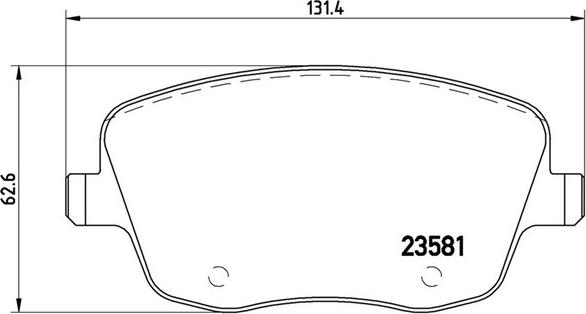 Magneti Marelli 363700585057 - Гальмівні колодки, дискові гальма autocars.com.ua