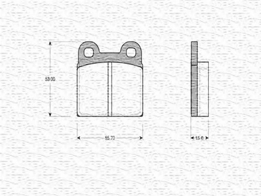 Magneti Marelli 363702160078 - Тормозные колодки, дисковые, комплект avtokuzovplus.com.ua