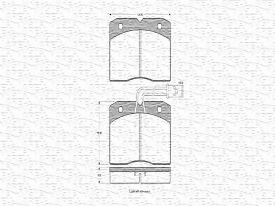 Magneti Marelli 363702160232 - Тормозные колодки, дисковые, комплект avtokuzovplus.com.ua