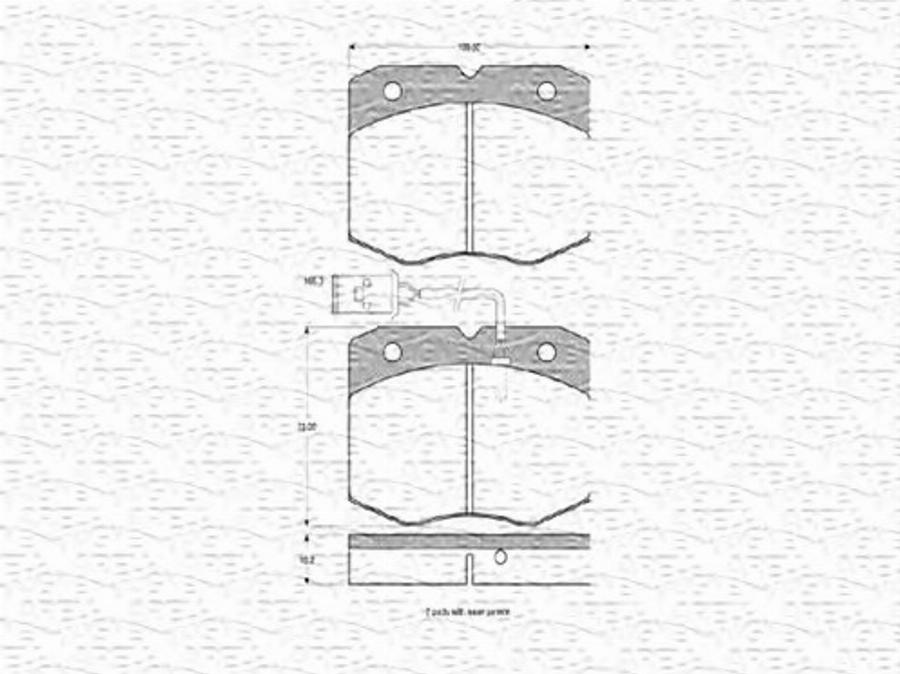 Magneti Marelli 363702160235 - Тормозные колодки, дисковые, комплект autodnr.net