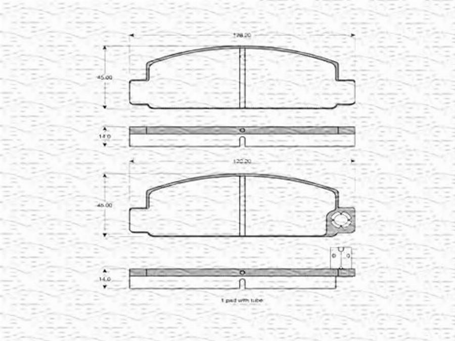 Magneti Marelli 363702160687 - Гальмівні колодки, дискові гальма autocars.com.ua