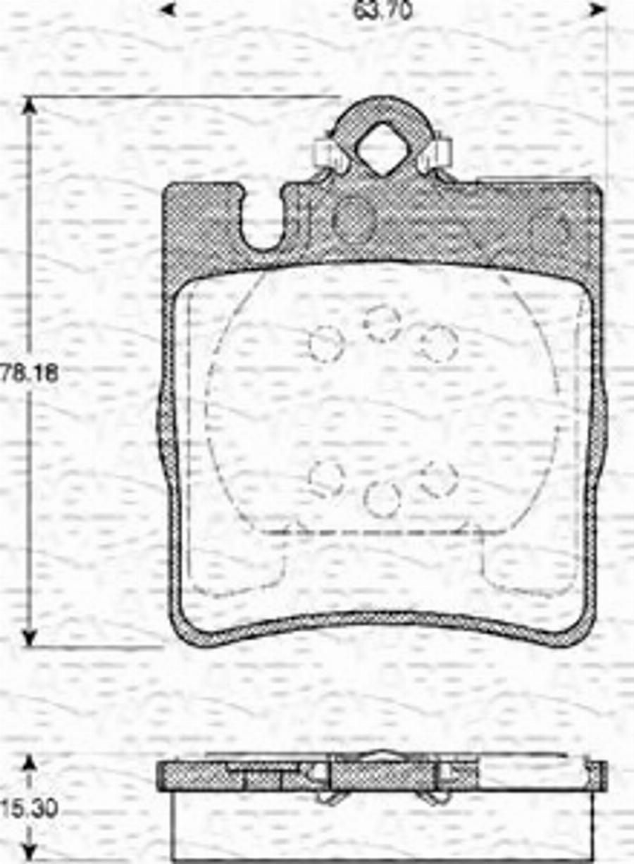 Magneti Marelli 363702161082 - Гальмівні колодки, дискові гальма autocars.com.ua