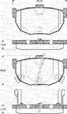 Remsa 29422 - Тормозные колодки, дисковые, комплект avtokuzovplus.com.ua