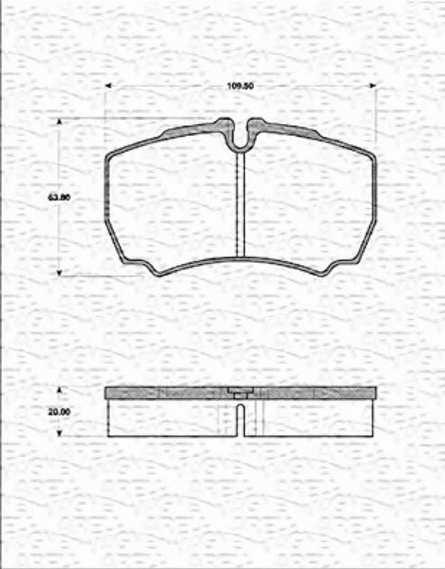 Magneti Marelli 363702161274 - Тормозные колодки, дисковые, комплект avtokuzovplus.com.ua