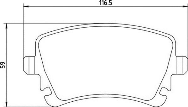 Magneti Marelli 363710201469 - Тормозные колодки, дисковые, комплект autodnr.net