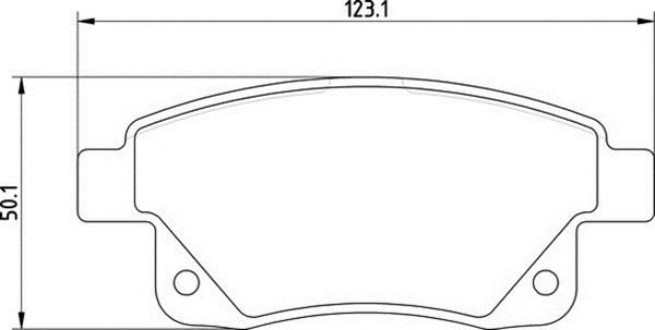 Magneti Marelli 363710201642 - Тормозные колодки, дисковые, комплект avtokuzovplus.com.ua