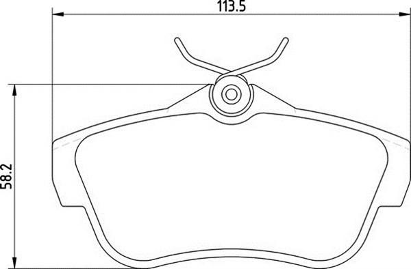 Magneti Marelli 363710201710 - Гальмівні колодки, дискові гальма autocars.com.ua