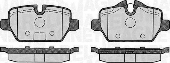 Magneti Marelli 363916060148 - Гальмівні колодки, дискові гальма autocars.com.ua