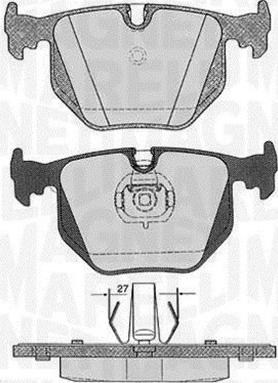 Magneti Marelli 363916060152 - Гальмівні колодки, дискові гальма autocars.com.ua