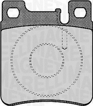 Magneti Marelli 363916060303 - Гальмівні колодки, дискові гальма autocars.com.ua