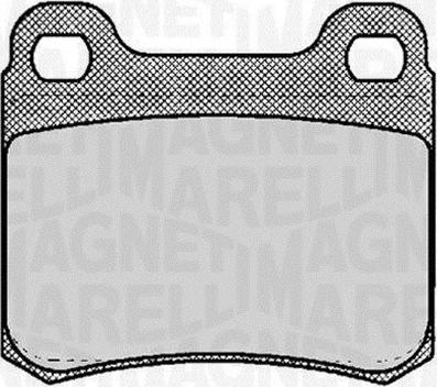 Magneti Marelli 363916060306 - Тормозные колодки, дисковые, комплект autodnr.net