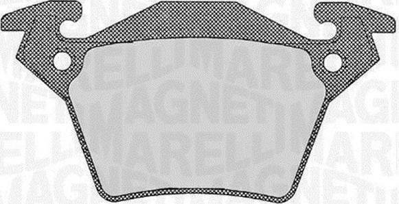 Magneti Marelli 363916060328 - Тормозные колодки, дисковые, комплект autodnr.net