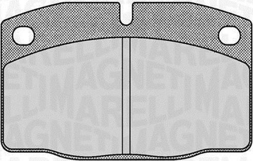 Magneti Marelli 363916060354 - Тормозные колодки, дисковые, комплект avtokuzovplus.com.ua
