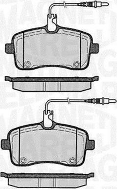 Magneti Marelli 363916060376 - Гальмівні колодки, дискові гальма autocars.com.ua