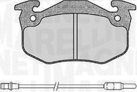 Magneti Marelli 363916060378 - Тормозные колодки, дисковые, комплект avtokuzovplus.com.ua