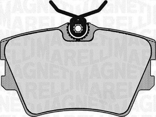 Magneti Marelli 363916060529 - Гальмівні колодки, дискові гальма autocars.com.ua