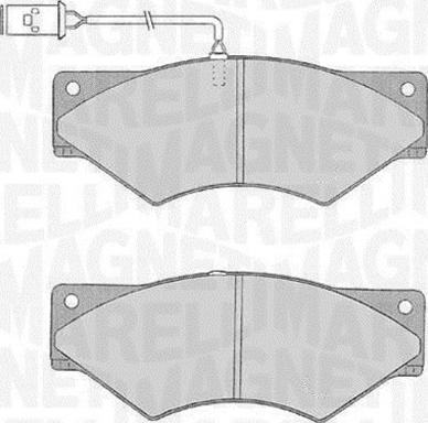 Magneti Marelli 363916060547 - Тормозные колодки, дисковые, комплект avtokuzovplus.com.ua