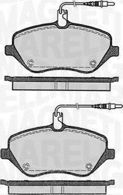 Magneti Marelli 363916060615 - Тормозные колодки, дисковые, комплект avtokuzovplus.com.ua