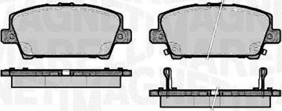 Magneti Marelli 363916060620 - Тормозные колодки, дисковые, комплект avtokuzovplus.com.ua