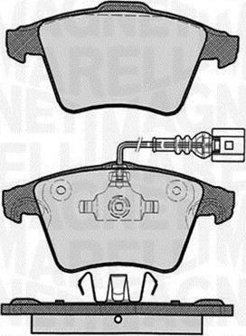 Magneti Marelli 363916060625 - Гальмівні колодки, дискові гальма autocars.com.ua