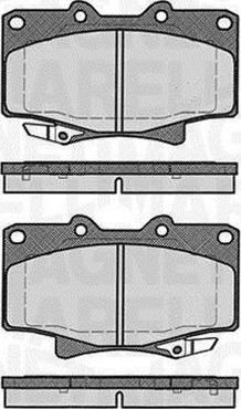 Magneti Marelli 363916060635 - Тормозные колодки, дисковые, комплект avtokuzovplus.com.ua