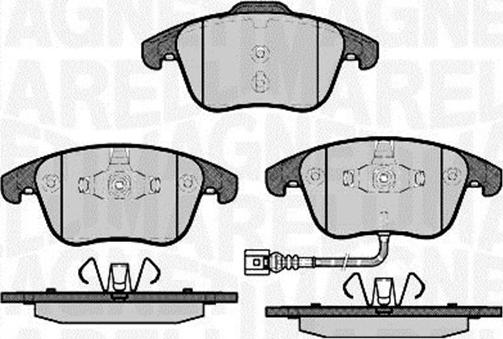 Magneti Marelli 363916060659 - Гальмівні колодки, дискові гальма autocars.com.ua