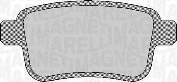 Magneti Marelli 363916060660 - Тормозные колодки, дисковые, комплект autodnr.net