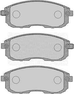 Magneti Marelli 363916060695 - Тормозные колодки, дисковые, комплект avtokuzovplus.com.ua