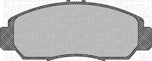 Magneti Marelli 363916060702 - Тормозные колодки, дисковые, комплект autodnr.net