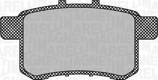 Magneti Marelli 363916060703 - Гальмівні колодки, дискові гальма autocars.com.ua