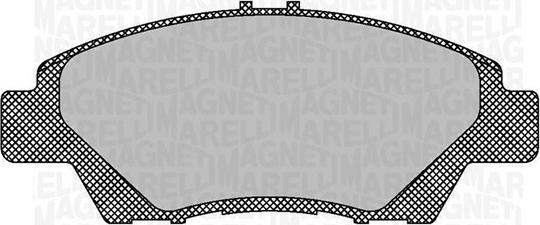 Magneti Marelli 363916060707 - Гальмівні колодки, дискові гальма autocars.com.ua