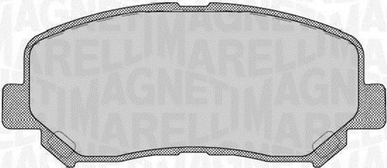 Magneti Marelli 363916060804 - Гальмівні колодки, дискові гальма autocars.com.ua