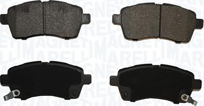 Magneti Marelli 363916061262 - Тормозные колодки, дисковые, комплект autodnr.net