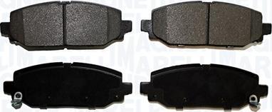 Magneti Marelli 363916061264 - Гальмівні колодки, дискові гальма autocars.com.ua